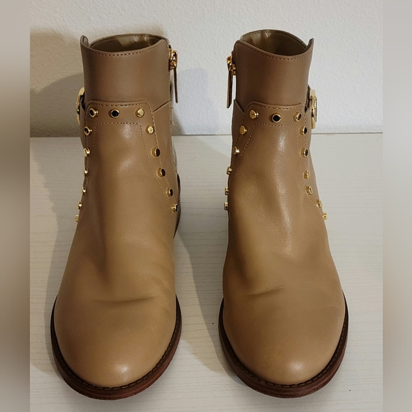 MK Tan Ankle Boots Sz 7 - Picture 3 of 9